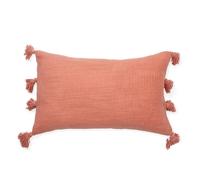 MEVAK LIVING Housse de coussin Saumon 30x50cm