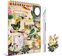 Mevronisshop-1000+ Pièces/50 Feuille Autocollant Scrapbooking Autocollant Bullet Journal Stickers Scrapbooking Scrapbooking Materiel Pour Scrapbooking Diy Artisanat Art Décoration(Vert)