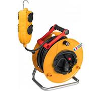 Mevronisshop-1202461 Enrouleur Électrique Standard Pro 40m De Câble H07rn-F 3g1,5, Jaune