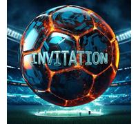 Mevronisshop-12pc Carte Invitation Anniversaire Garcon, Anniversaire Football Garcon Carte Invitation Anniversaire Enfant, Pour Un Anniversaire D'enfant Ou Un Match De Football