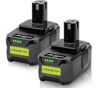 MEVRONISSHOP-2 Packs 18V 5,0Ah Batterie de Remplacement pour Ryobi 18V One + Batterie pour Ryobi Compatible avec P108 P107 P105 P104 P102 RB18L13 RB18L15 RB18L25 RB18L40 RB18L50