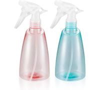 Mevronisshop-2 Pièces Flacons Pulverisateur Vide 500ml, Vaporisateur Bouteilles En Plastique, Spray, Flacon Pompe Pour Ménage, Jardin, Coiffeur, Plantes, Fleurs - Rose/Vert