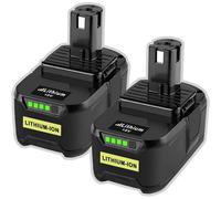 MEVRONISSHOP-2X 18V 5,5Ah Li-ION Batterie de Remplacement pour Ryobi 18V One + Batterie P108 RB18L50 RB18L40 RB18L25 RB18L15 BPL1820 BPL-1815 BPL-1820G P103 P104 P105 P106 P107 Outils sans Fil
