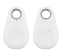 MEVRONISSHOP-2x Smart Tracker Key Finder Localisateur Bluetooth Sans Fil Anti Perte Alarme Capteur Dispositif Télécommande pour Enfant Localisation Téléphone Portefeuilles Bagages Article Finder, bla