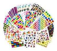Mevronisshop-5000+ Gommettes Enfant Autocollants Stickers Colorés Pour Scrapbooking Diy Cadeau D'anniversaire Fête Des Enfants Récompenses