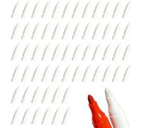 Mevronisshop-60pcs Embouts De Rechange Pour Feutre Acrylique, Pointe Fine En Nylon Douce, Rechange Souples Pour Marqueurs Acryliques, Mines Souples Et Résistantes Pour Art, Diy Et Écriture