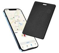 MEVRONISSHOP-Air tag Traceur, Rechargeable Wallet Tracker Card Compatible avec Apple Localiser Application (iOS Seulement), Étanche IPX5, Bluetooth Localisateur d'articles pour Valise Clés Bagages Sa