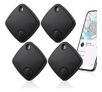 MEVRONISSHOP-Air Traceur Android,Air Trackers Tag Lot de 4 Smart Traceur GPS pour Android,Localisateur D¿Objets Bluetooth Traceur onctionne avec l¿app Google Find Hub pour Portefeuilles/Valises/