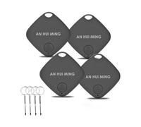 MEVRONISSHOP-Air Tracker Tag Lot de 4 marqueurs intelligents compatibles avec Apple Où est ? (iOS seulement, Android non pris en charge), localisateur de clés pour iPhone, pour bagages, valises
