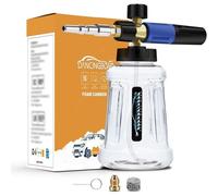 MEVRONISSHOP-Bouteille de canon à mousse neige pour Nilfisk ALTO/Kranzle/Wap, M22-14mm, canon réglable avec buse de pulvérisation de savon, bouteille de mousse 1L, pistolet à mousse pour nettoyeur