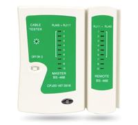MEVRONISSHOP-Câble Testeur, Réseau Ligne Patch Testeur RJ45 RJ11 Détecteur Localisateur Ethernet Network Wire Tracker, Testeur de Circuits, blanc-vert