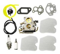 Mevronisshop-Carburateur Avec Filtre À Air Bougie D'allumage Pour Husqvarna 235 235e 236 236e 240 240e 120 Mark 2 Jonsered Cs2234 Cs2238 Tronçonneuse Compatible Avec C1t-W33 4 Zama 574719402 54507260