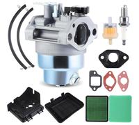 MEVRONISSHOP-Carburateur Avec Joint Kit pour Honda GCV160,GCV160A,GCV160LA,GCV160LAO Kit Carburateur pour Honda GCV160 Tondeuse Série,Moteur et Tondeuse Avec Filtre à Air Avec Bouchon