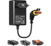 MEVRONISSHOP-Chargeur 28V 1,3A Compatible avec Husqvarna Automower 105, 305, 310, 315, 315X, 405X, 415X, 310 Mark II, 315 Mark II, Gardena R40Li, R50Li, R70Li, R80Li, Sileno City, Life, Minimo Robot