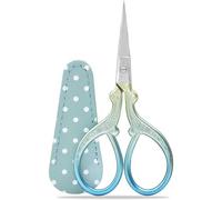 Mevronisshop-Ciseaux Broderie Ciseaux En Acier Inoxydable Pour Petits Métiers À Coudre, Filetage, Couture, Artisanat, Coupe 1 Pièces Avec Couverture De Ciseaux En Faux Cuir