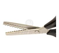 Mevronisshop-Ciseaux Cranteurs Dentelé À Bords Festonnés, Ciseaux De Couture En Acier Inoxydable Avec Manche Ergonomique, 22,9 Cm Scalloped (5mm)