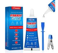 Mevronisshop-Colle Textile 80ml - Extra Forte Adhésif Permanent Pour Tissus,Pour Réparations De Vêtements, Cuir, Loisirs Créatifs, Rembourrage, Matériaux Divers, Textiles, Feutre Et Badges
