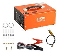 Mevronisshop-Compresseur D'air Pcp Portable 30 Mpa Convertisseur Intégré Arrêt Automatique Cc 12 V/Ca 230 V Pompe Réservoir Paintball Sans Huile Sans Eau Pour Pistolet À Air, Bouteille De Plongée Sou