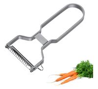 Mevronisshop-Coupe Légumes Julienne - Découper Des Bandes Minces De Légumes Pour Les Soupes Et Le Wok Facilement, Lame Tranchante Pour Les Utilisateurs Droitiers Et Gauchers - Acier Inoxydable Robust