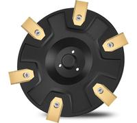 MEVRONISSHOP-Disque de Coupe renforcé + 6 Lames compatibles avec Segway Navimow i-Serie i105E, i108E et i110N Tondeuses Robotisées, Plateau de Coupe pour 6X Lames