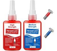 Mevronisshop-Frein Filet Fort 100ml, Moyenne Et Haute Intensité Frein Filet Antirouille Et Anti-Lâche, Frein Filet Bleu Pour Combler Les Espaces Et Serrer Les Boulons, Écrous