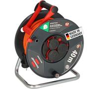 Mevronisshop-Garant V2 Enrouleur De Câble Ip44 40 M Pour L'extérieur (Fabriqué En Allemagne, Câble De Couleur Orange, Utilisation À Court Terme En Extérieur)