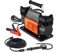 Mevronisshop-Gonfleur Pneus Voiture 12 V Compresseur À Air Portatif Double Cylindre 300 L/Min 1080 W Avec Manomètre Numérique, Adaptateurs, Pompe À Air Tout-Terrain Pour Camions Voitures Suv 4x4 Camp