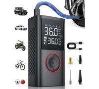 Mevronisshop-Gonfleur Pneus Voiture Sans Fil ¿ Compresseur À Air Portatif 150 Psi Avec Arrêt Automatique & Lumière Led, Pompe À Vélo Électrique Pour Voiture, Moto, Vélo, Ballon, 8.90 X 4.75 X 13.79 C