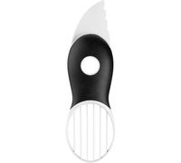 Mevronisshop-Good Grips ¿ Coupe-Avocat 3 En 1 - Coupe-Avocat Avec Lame À Dénoyauter Et Trancheuse ¿ Blanc