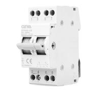 MEVRONISSHOP-Inverseur de source monophasé 2P 63A commutateur Dual Power de transfert AC 240V petit commutateur de transfert manuel interrupteur sectionneur montage sur rail DIN 35mm