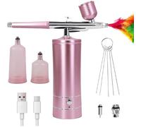 Mevronisshop-Kit Aérographe Multi Fonctions Avec Compresseur: Kit Aérographe Sans Fil Avec Compresseur D'air, Brosse À Air Rechargeable Pour Nail Art, Décoration De Gâteau, Modélisation De Tatouage (