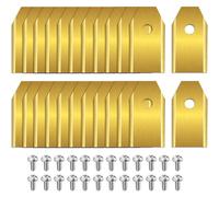 MEVRONISSHOP-Lames de rechange 24 pcs en acier inoxydable compatibles i105/108E, H1500/3000E-VF, X315/330E, Gardena Sileno Minimo