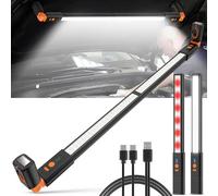 Mevronisshop-Lampe De Travail Led Amovible Pour Compartiment Moteur En Tôle D'aluminium - Rechargeable Avec Aimant Et Crochetm - Lumière Claire Et Sans Fil Pour Capot Moteur