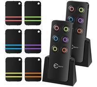 MEVRONISSHOP-Localisateur de clés, traqueur de clés avec émetteur RF de secours, localisateur d'articles RF sans fil, localisateur de clés sans fil avec porte-clés, localisateur de téléphone, traqueu