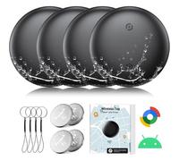 MEVRONISSHOP-Localisateur GPS Android pour enfants, étanche Tracker pour clés compatible avec Google Où est App, Smart Tag Android, Certification Google, Trouver des objets et des clés/Valises/Bagage