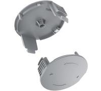 MEVRONISSHOP-Lot de 2 Capuchons de Rechange compatibles avec Bosch UnicersalGrassCut 18/18-26/18-260 ¿Peut remplacer Le Couvercle de Bobine Prototype 1600A01R5J.