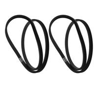 Mevronisshop-Lot De 2 Courroies Trapézoïdales Métriques 3pj610 En Caoutchouc 3pj610 - Courroie Trapézoïdale À 3 Baleines - Circonférence : 610 Mm - Pas De 2,34 Mm - Courroie D'entraînement En Caoutch