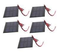 MEVRONISSHOP-Module Solaire, Kits de Panneau Solaire 5pcs, Paysage de téléphone Portable 1.5V Allume des Lampes de Poche pour Charger