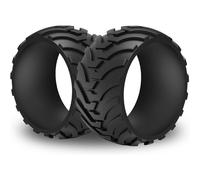 Mevronisshop-Pack De 2 Protections De Roue Xl Amélioration De La Traction Pour Roue Avant Worx Landroid Réglage De Profil Robuste Pour Les Modèles De Roues S300 M500 M700 L800 L1000