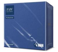 Mevronisshop-Paw - Serviettes Soft Point (38 X 38 Cm) 50 Serviettes Gastronomiques Douces Et Résistantes Idéales Pour Un Usage Quotidien, Les Bars Et Les Cafés Bleu Marine