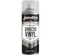 Mevronisshop-Peinture Directovinyl Noir Brillant 400 Ml ¿ Peinture Flexible Pour Tissu, Idéale Pour Sièges De Voiture Et Tissus D'ameublement ¿ Convient Pour Vinyle, Cuir, La Plupart Des Tissus