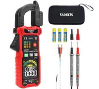 Mevronisshop-Pince Ampèremétrique Intelligente T-Rms 6000 Comptes, Multimètre, Ampèremètre À Plage Automatique, Écran Couleur, Mesure Courant Ca/Cc, Courant D'appel, Tension, Température, Ncv Kc602