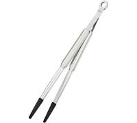 Mevronisshop-Pince Siliconée, Pince Haut De Gamme Pour Saisir Et Retourner Les Aliments À Bouillir Ou À Griller Avec Précision, Acier Inoxydable 18/10, Silicone, Passe Au Lave-Vaisselle