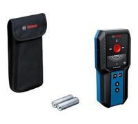 MEVRONISSHOP-Professional Scanneur Mural GMS 120-27 (câble USB-C, Profondeur de détection Max. métal Non magnétique/métal magnétique/câble sous Tension/Bois : 120/100/50/30 mm, 2 Piles AA, Housse)