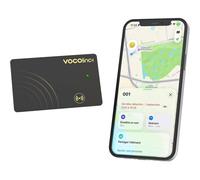 MEVRONISSHOP-Rechargeable Wallet Tracker Card Fin 1.6mm, Air Tag Traceur Compatible avec Apple Localiser App (iOS Uniquement), Bluetooth Localisateur d'Objets Carte pour Portefeuille, Bagages, Valise