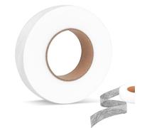 Mevronisshop-Ruban Thermocollant Pour Ourlet, 3cm X 64m, Bande Thermocollante Rideau Et Pantalon, Ruban Thermocollant Tissus Fer À Repasser, Couture Sans Fil, Blanc