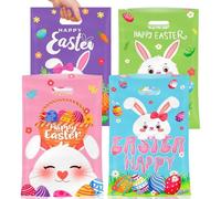 Mevronisshop-Sacs De Cadeaux De Pâques, 50pcs Sachet Paques, Pâques Sachet Bonbon, Sacs De Friandises De Pâques, Sacs De Chasse Aux ?Ufs De Pâques, Pour Emballer Des Cadeaux, Chasse Aux ?Ufs (Couleur