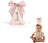 MEVRONISSHOP-Schleife 1 chapeau d'anniversaire - Petite princesse mi-anniversaire décorations 1 chemin vers un ensemble de couronne d'anniversaire