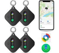MEVRONISSHOP-Smart Tag Localisateur de Clés Compatible avec iOS Find My App ou Android Find Hub App Traceur Tag IP67 Étanche CR2032 Batterie Remplaçable Bluetooth Tracker Finder pour Clés Sacs Valise