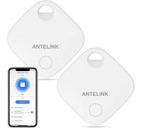 MEVRONISSHOP-Smart Tracker Tag, Tracker intelligent compatible avec iOS, pour clés, bagages, valises, batterie remplaçable, 2 pièces
